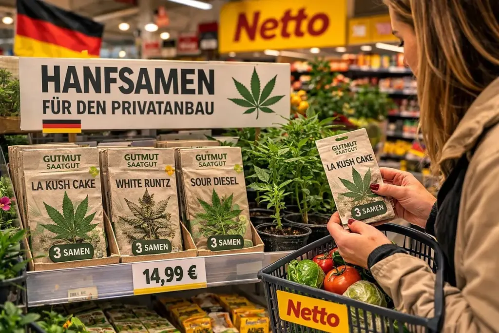 Cannabis i Tyskland hos Netto: Derfor er reglerne anderledes end i Danmark
