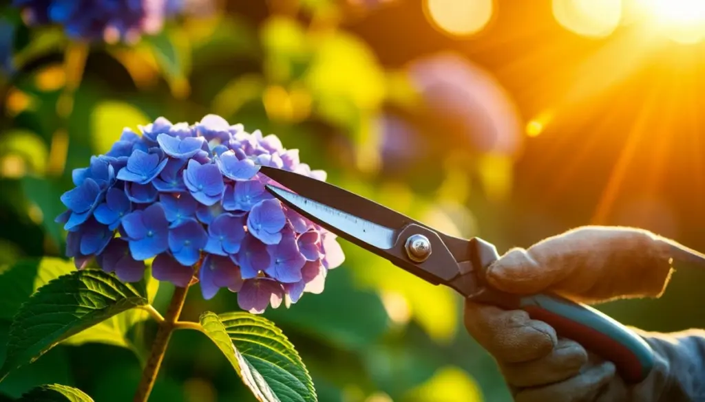 Hortensia: Sådan får du XXL-blomster med den rigtige beskæring